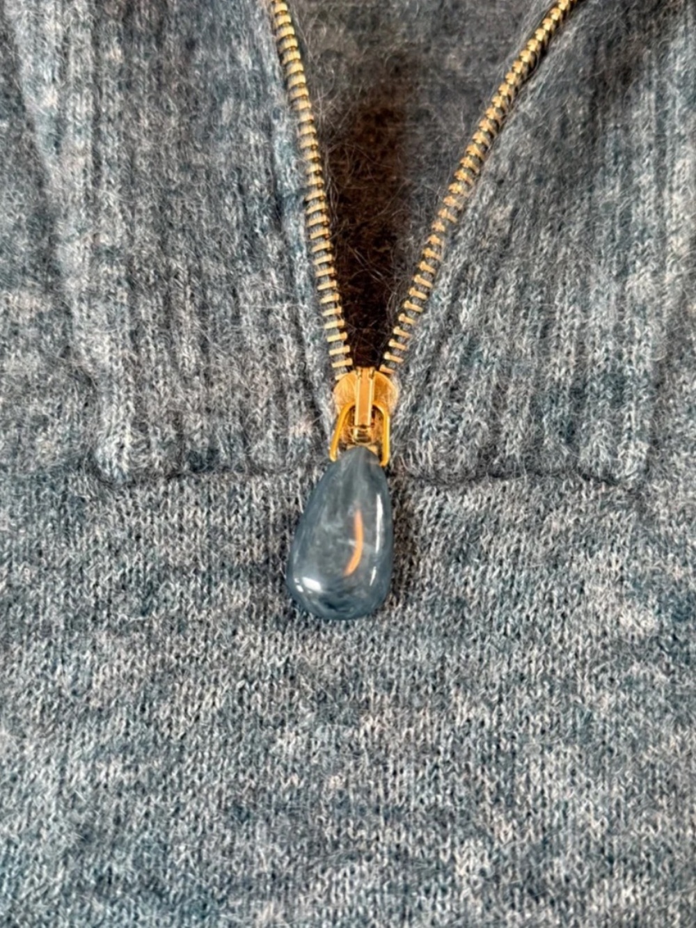 RARE Sezane Tobias Jumper in Blue Storm - Picture 4 of 12